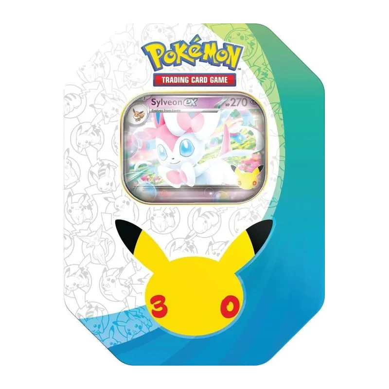 30th Celebration ex Tin [Sylveon ex] (International Version) box
