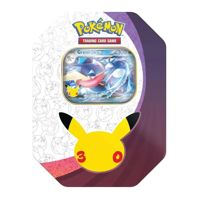 30th Celebration ex Tin [Greninja ex] (International Version) box