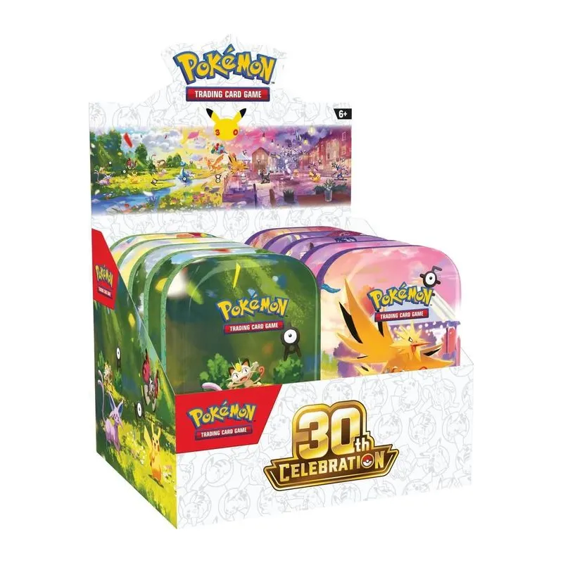 30th Celebration Mini Tin Display box