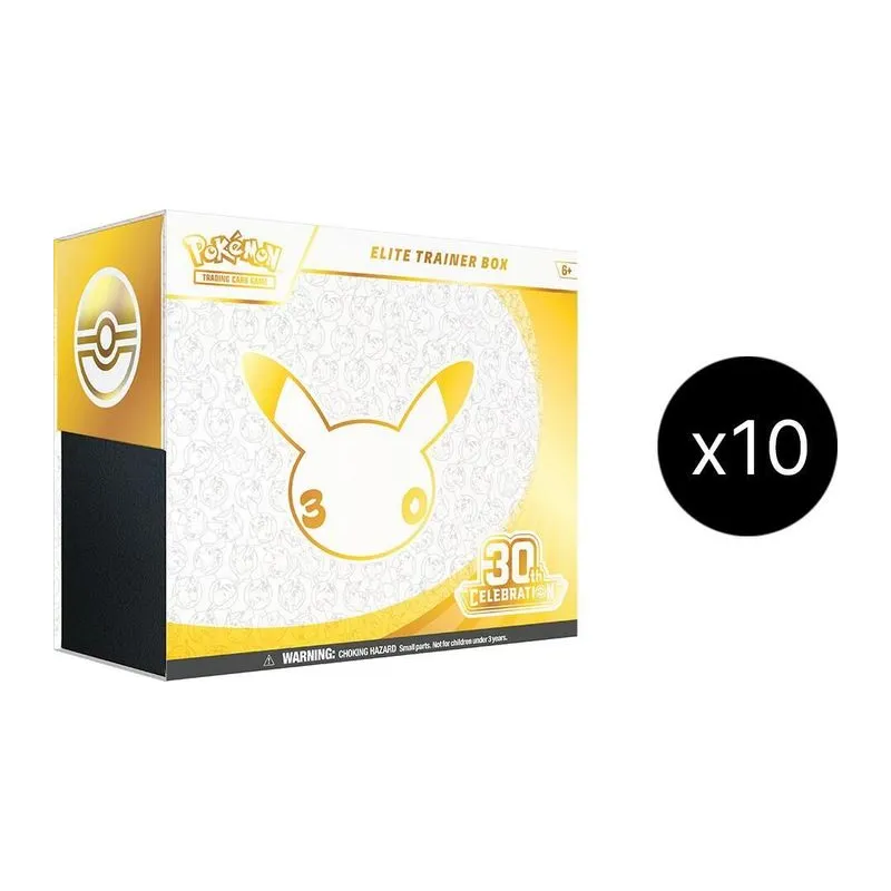 30th Celebration Elite Trainer Box Case box